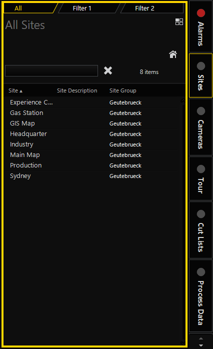 Tabbed Lists